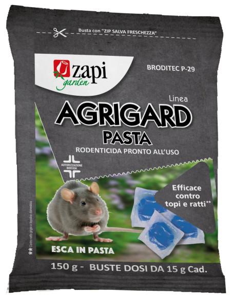 TOPICIDA AGRIGARD PASTA BLU ZAPI GR.150 Miglior Prezzo