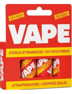 STRISCIA ATTIRAMOSCHE VAPE BLISTER 4 PEZZI Miglior Prezzo