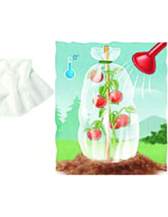 TELO TESSUTO TNT CAPPUCCIO PROTETTIVO SACCO BIANCO GR.17 - 6 PZ.