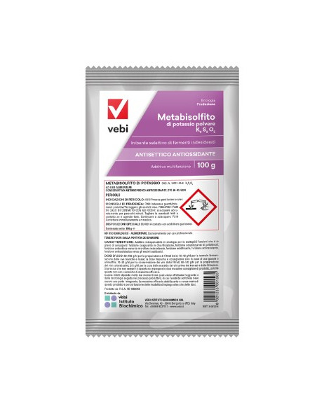 METABISOLFITO DI POTASSIO GR.100