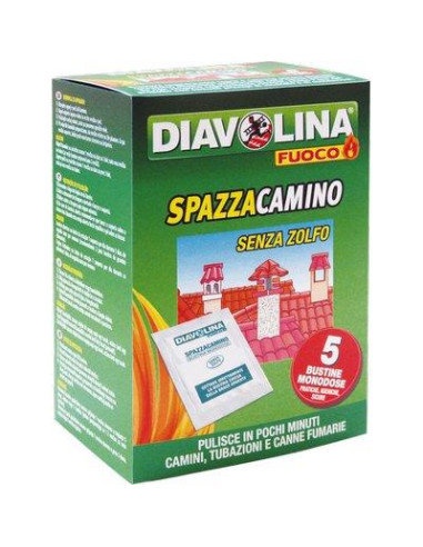 DIAVOLINA ANTIFULIGGINE SPAZZACAMINO BUSTINE