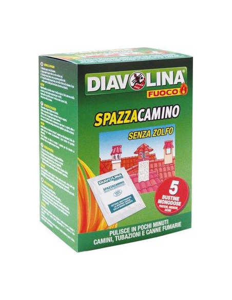 DIAVOLINA ANTIFULIGGINE SPAZZACAMINO BUSTINE