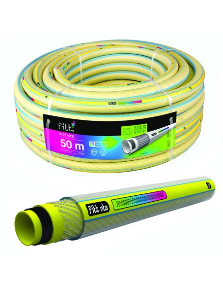 TUBO MAGLIATO NTS YELLOW ANTI TORSIONE 6 STRATI 5/8 MT.25
